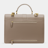 Crossbody Laptop Bag – Gold And Camel Leather Computer Bag For Women